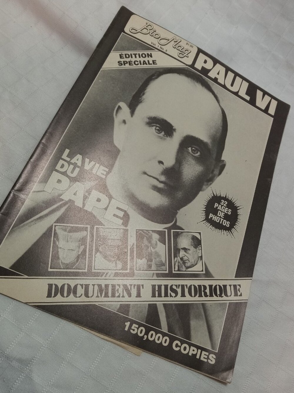 Vintage Bio Mag magazine, "Paul VI", in French